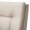 Baxton Studio Roxy Walnut wood and Beige Upholstered Button-Tufted High-Back Chair 133-7141 - alternate 8